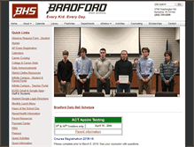 Tablet Screenshot of bradford.kusd.edu