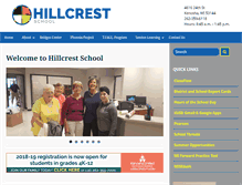 Tablet Screenshot of hillcrest.kusd.edu